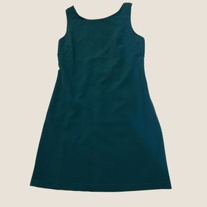 Teal Dress with Lace Back Details